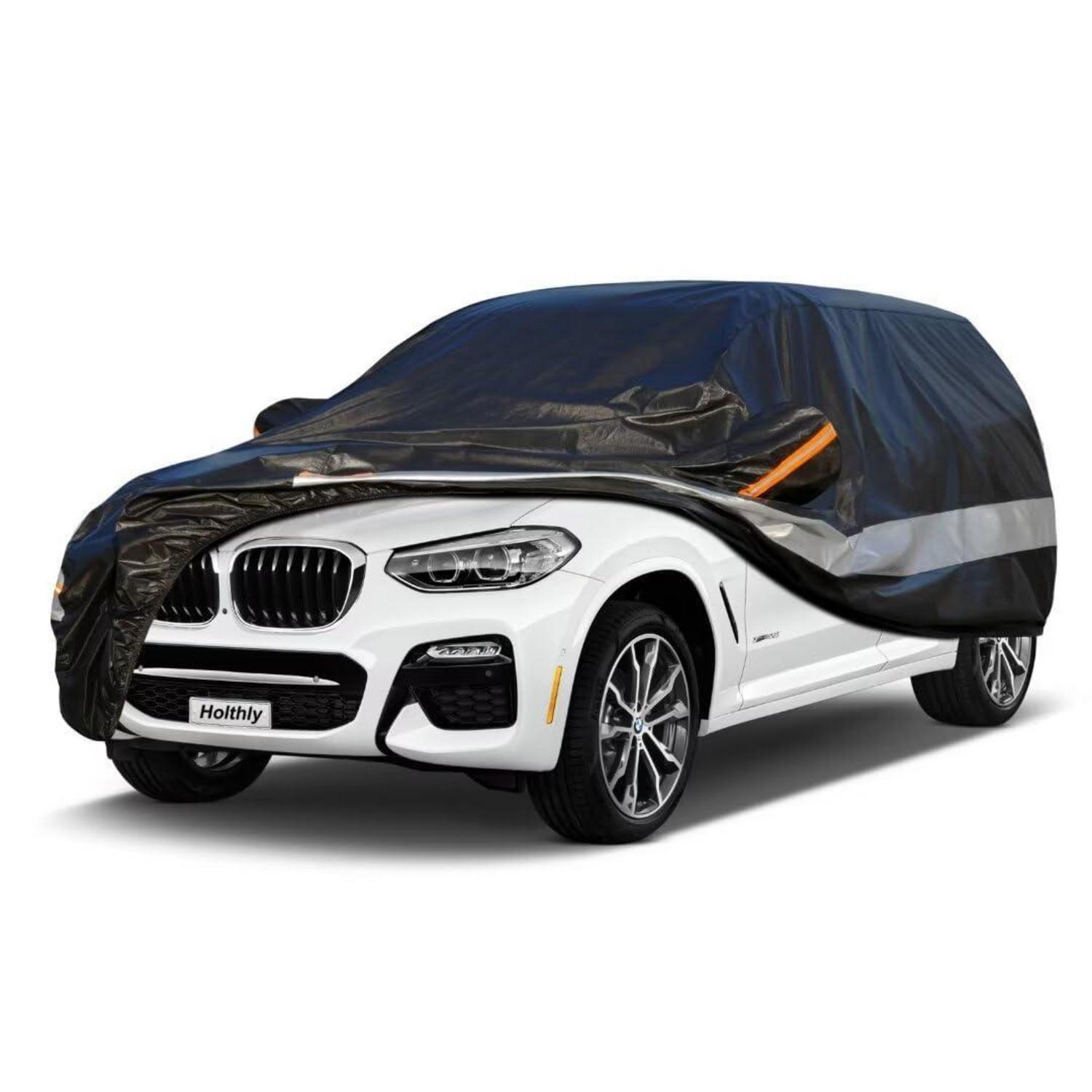 Auto Abdeckplane 10 Lagen 100% Wasserdicht Für Bmw X3 (2011-2024) Schwarz