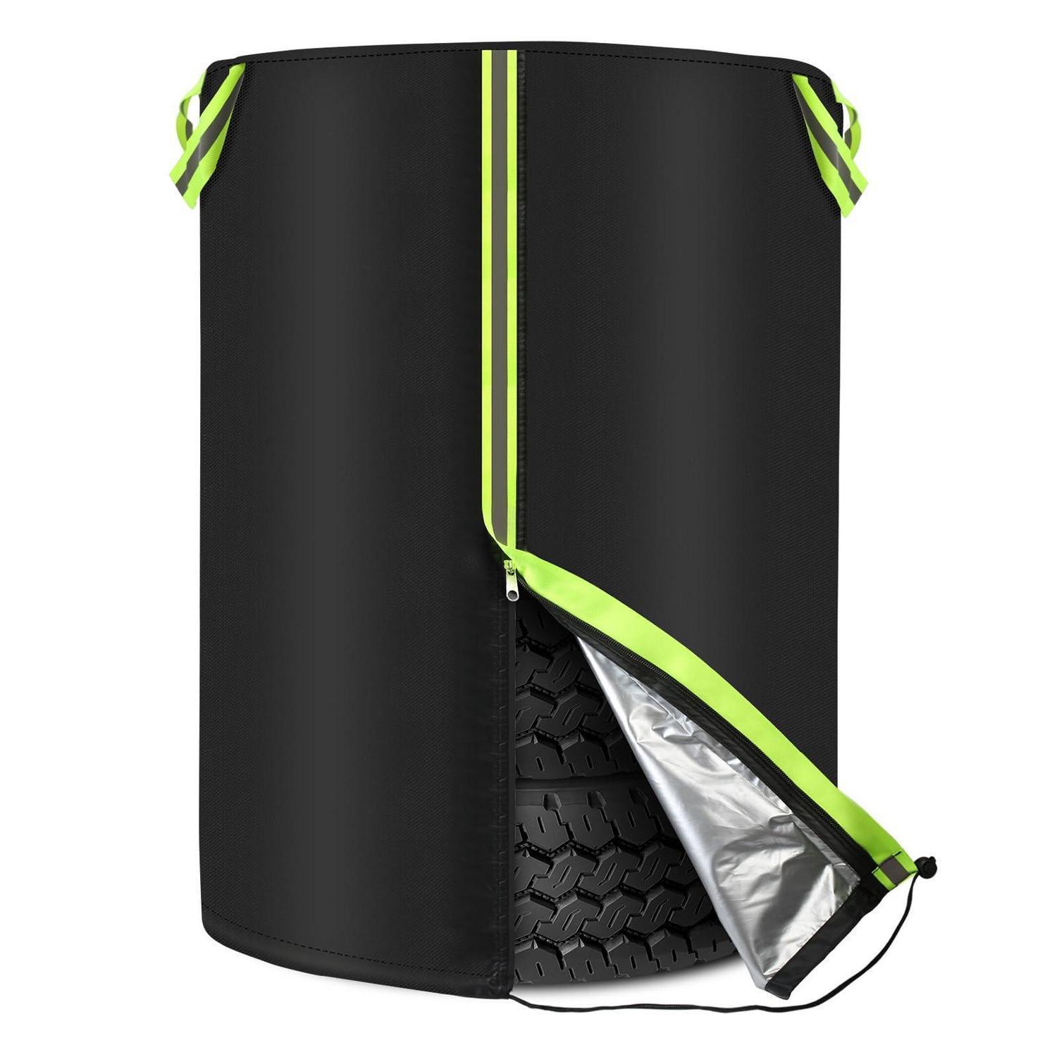 Reifentasche Für 4 Reifen Ø80xh117cm, Universell, 210d Oxford, Wasserdicht, Mit Reißverschluss