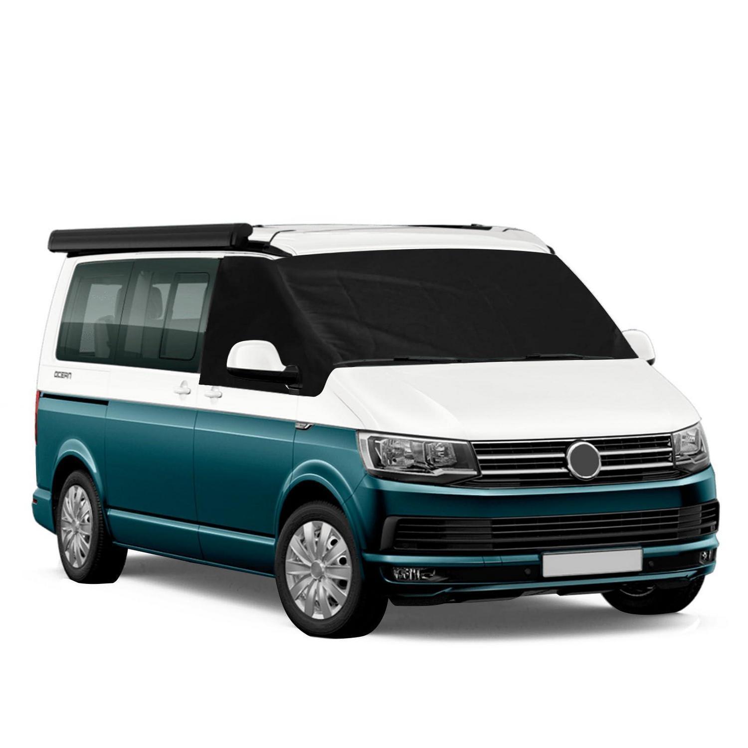 Windschutzscheibenabdeckung Für Vw T5, 600d Oxford, 100% Verdunkelung, Uv-schutz, Ganzjahresnutzung