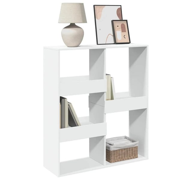vidaXL Bücherregal/Raumteiler Weiß 100x33x115 cm 854508