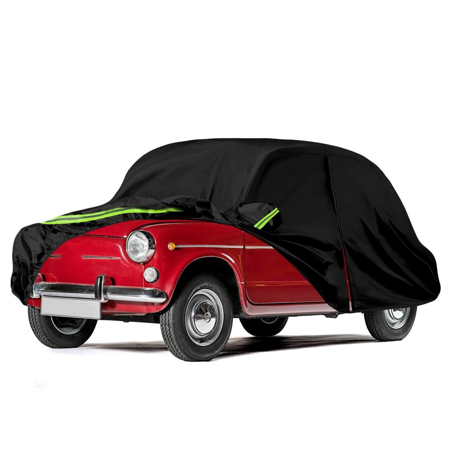 Autoabdeckung Für Fiat 600/jagst 600/770 (1955-1969) Mit Reißverschluss & Schloss