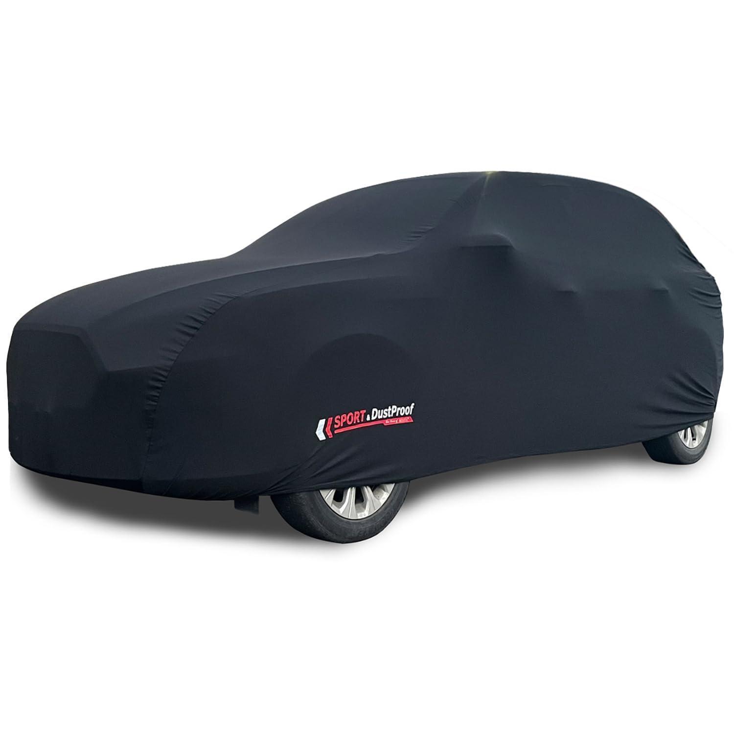 Premium Autoabdeckung Indoor Stretch, Staubdicht, Atmungsaktiv, Weiches Futter, Suv-l