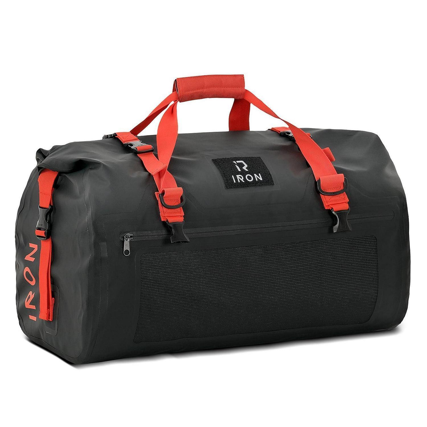 Motorrad Hecktasche 50l Wasserdicht Mit Rolltop & Reflektoren