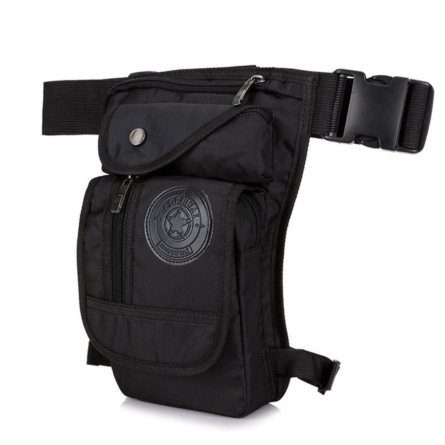 Beintasche Für Herren, Nylon, Tropfenförmig, Taktisch, Für Motorrad, Reisen, Outdoor