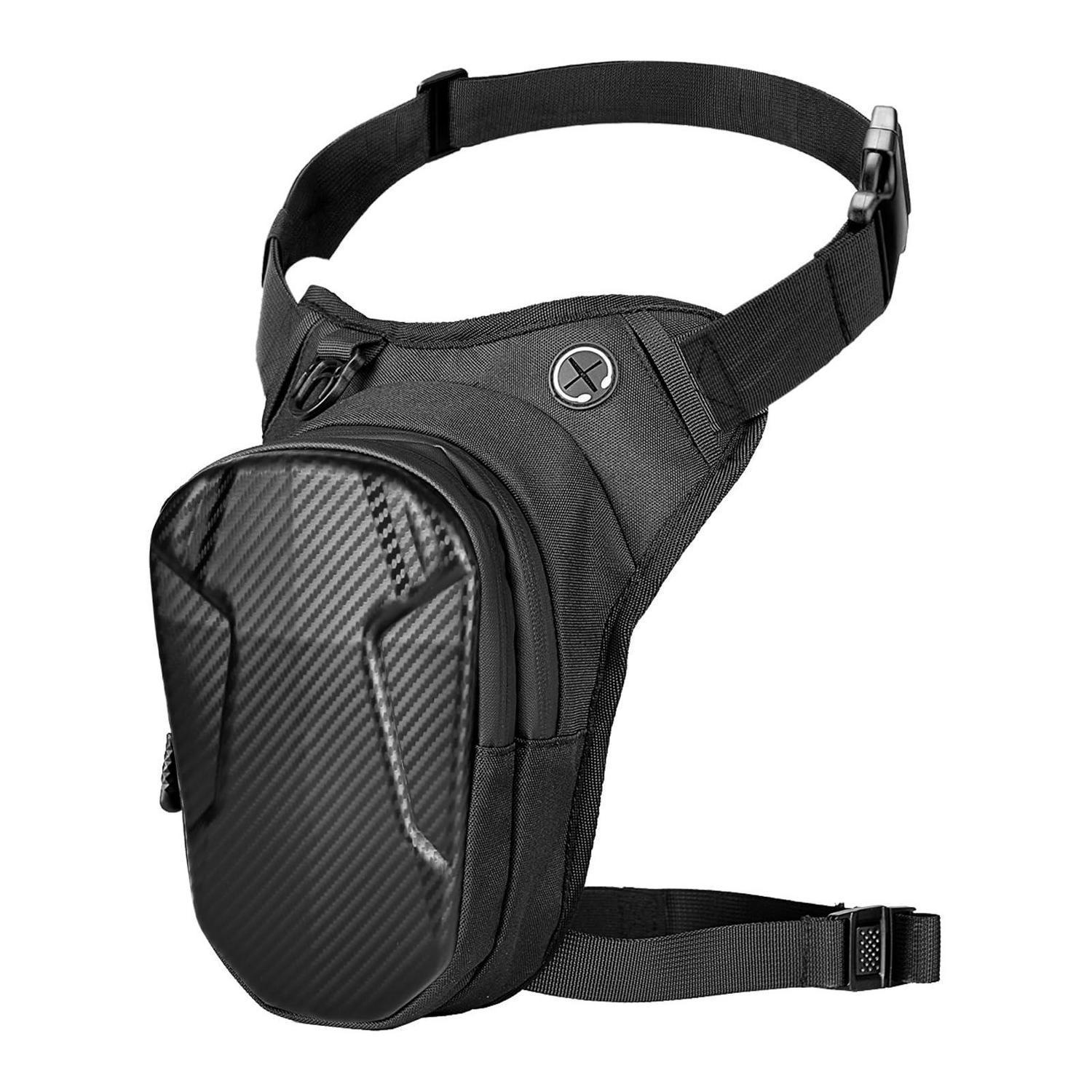 Beintasche Motorrad Herren Damen, Wasserdicht, Hartschale, Verstellbar