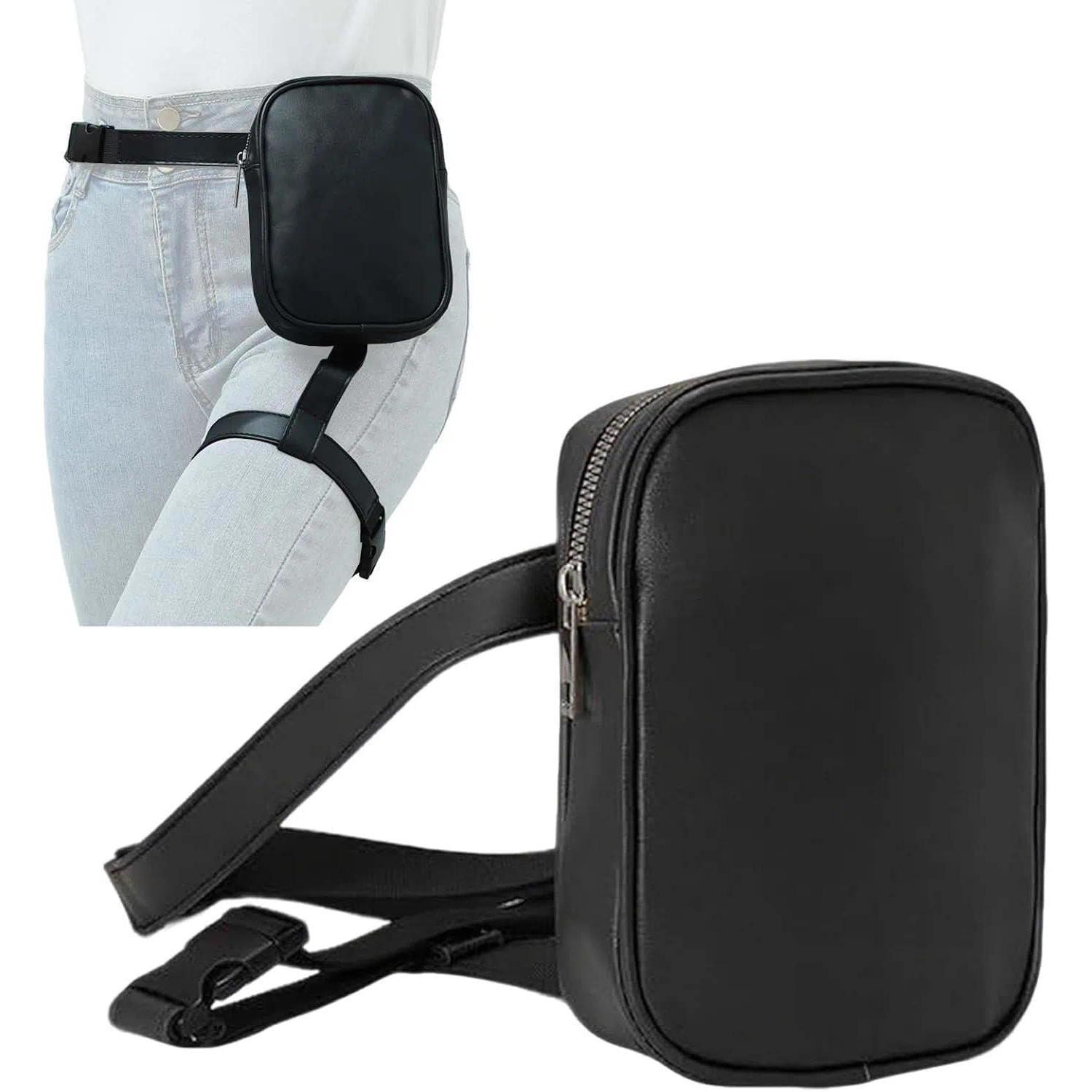 Beintasche Motorrad Wasserdicht Pu Leder Mit Abnehmbarem Gurt Für Damen & Herren