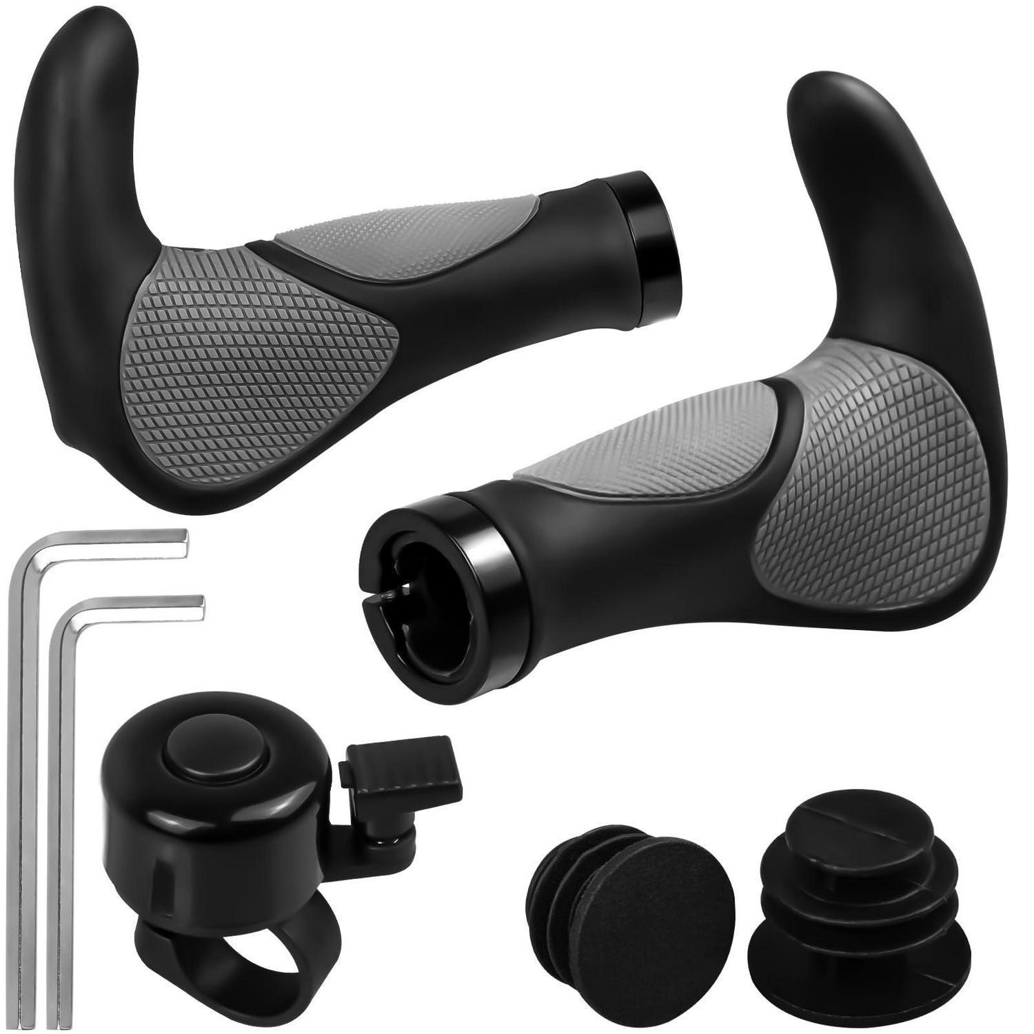 Fahrradgriffe Ergonomisch Mit Klingel & Werkzeug Für 22mm Lenker
