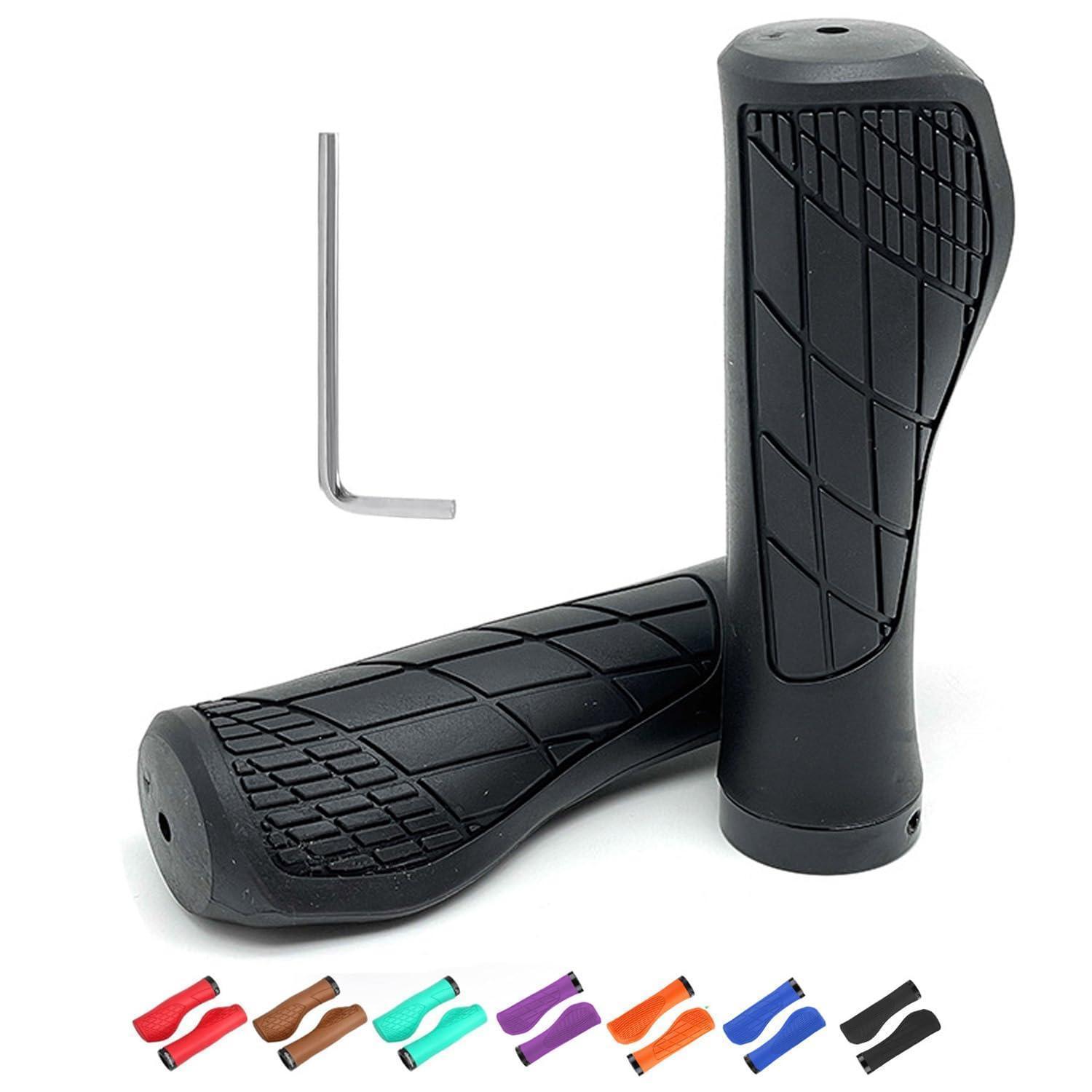 Ergonomische Fahrradgriffe Für 22mm Lenker, Rutschfest, Stoßdämpfend