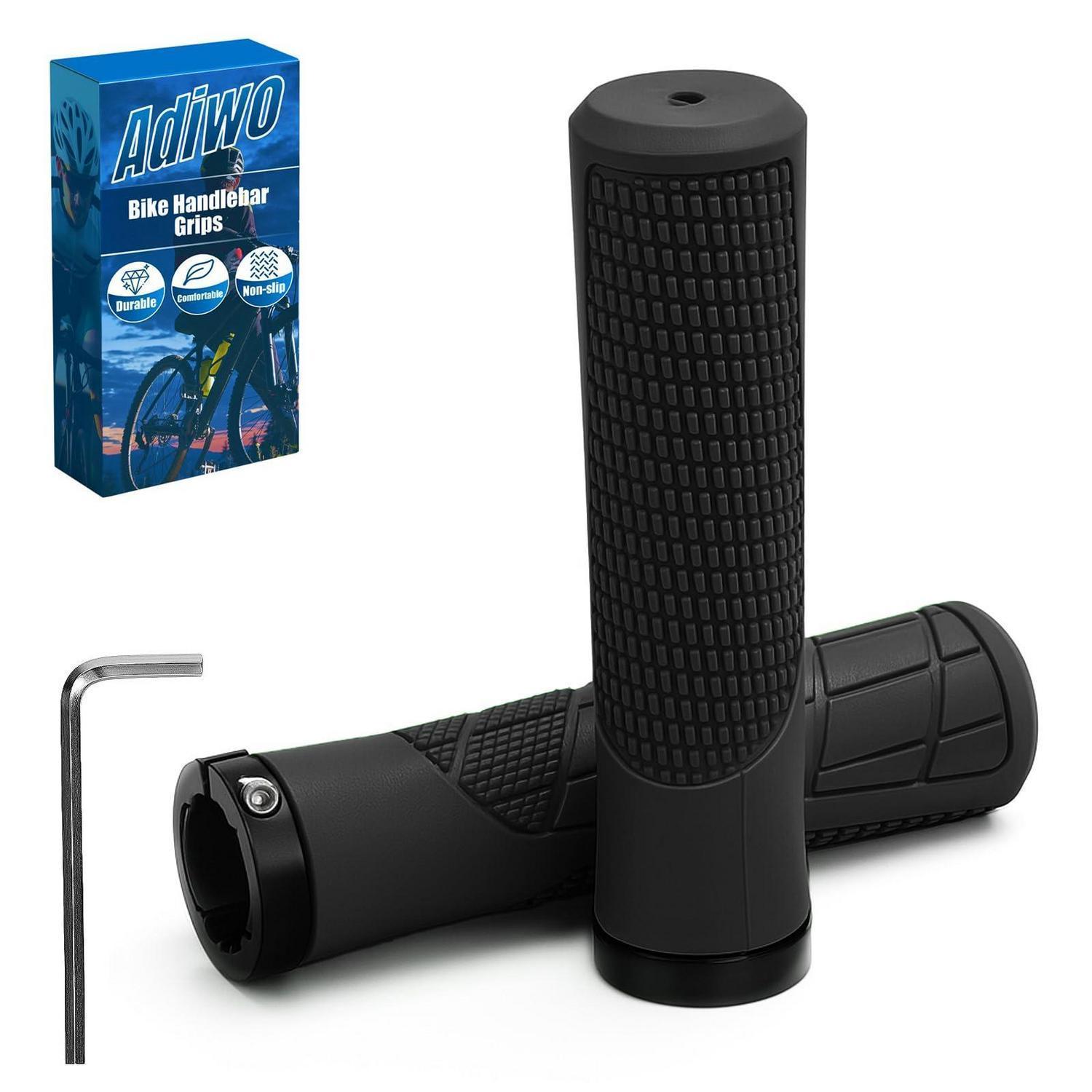 Ergonomische Fahrradgriffe Für 22,2mm Lenker, Rutschfest, Tpe-gummi, Schwarz