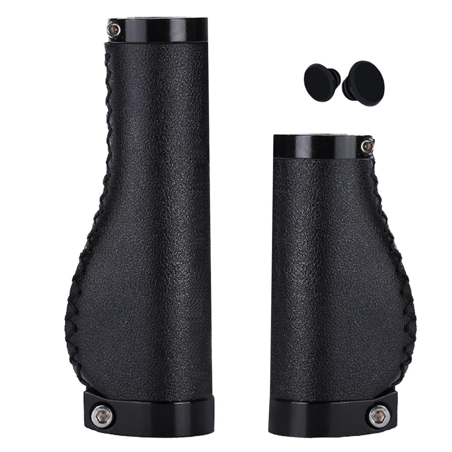 Ergonomische Fahrradgriffe Mit Doppelverschluss, Stoßdämpfend Und Rutschfest Für 22mm Lenker