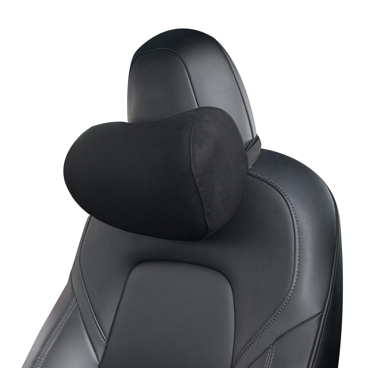 Ergonomisches Auto Nackenkissen Aus Memory Foam Für Kopfstütze, Schwarz