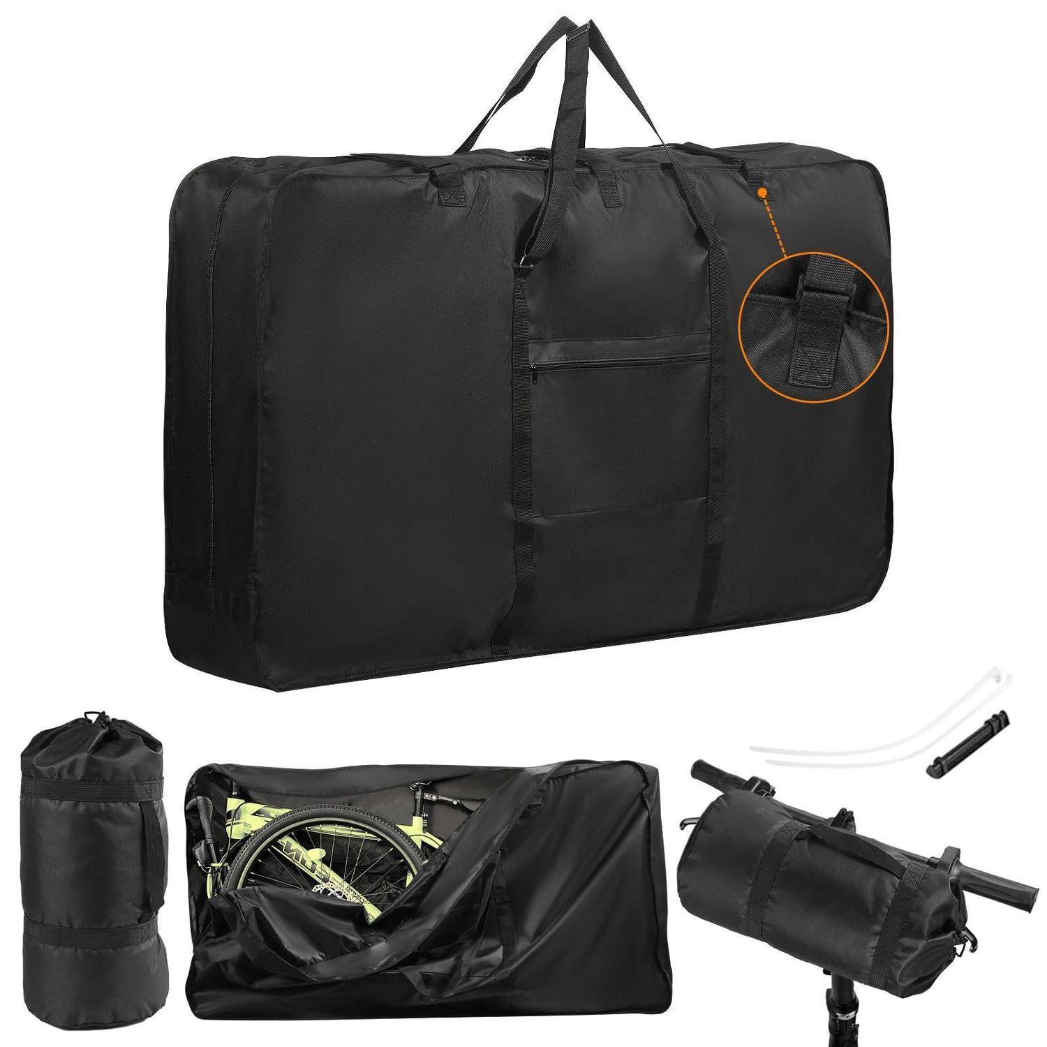 Fahrrad-reisetasche Für Flugzeug, 900d Oxford, Mit Separaten Fächern, Für 66-73,7 Cm Mountainbikes