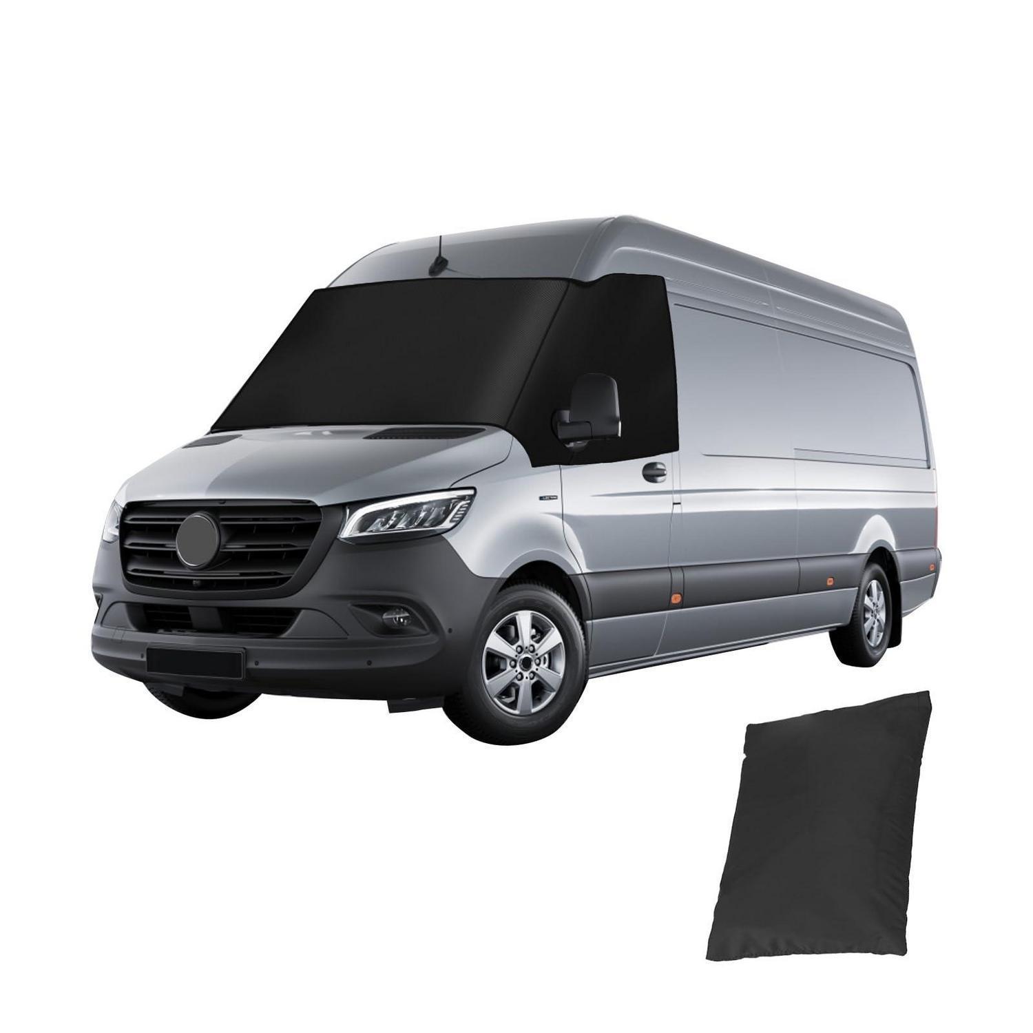 Frontscheibenabdeckung Für Mercedes Sprinter 2019-2024, Ganzjahresschutz, Schwarz