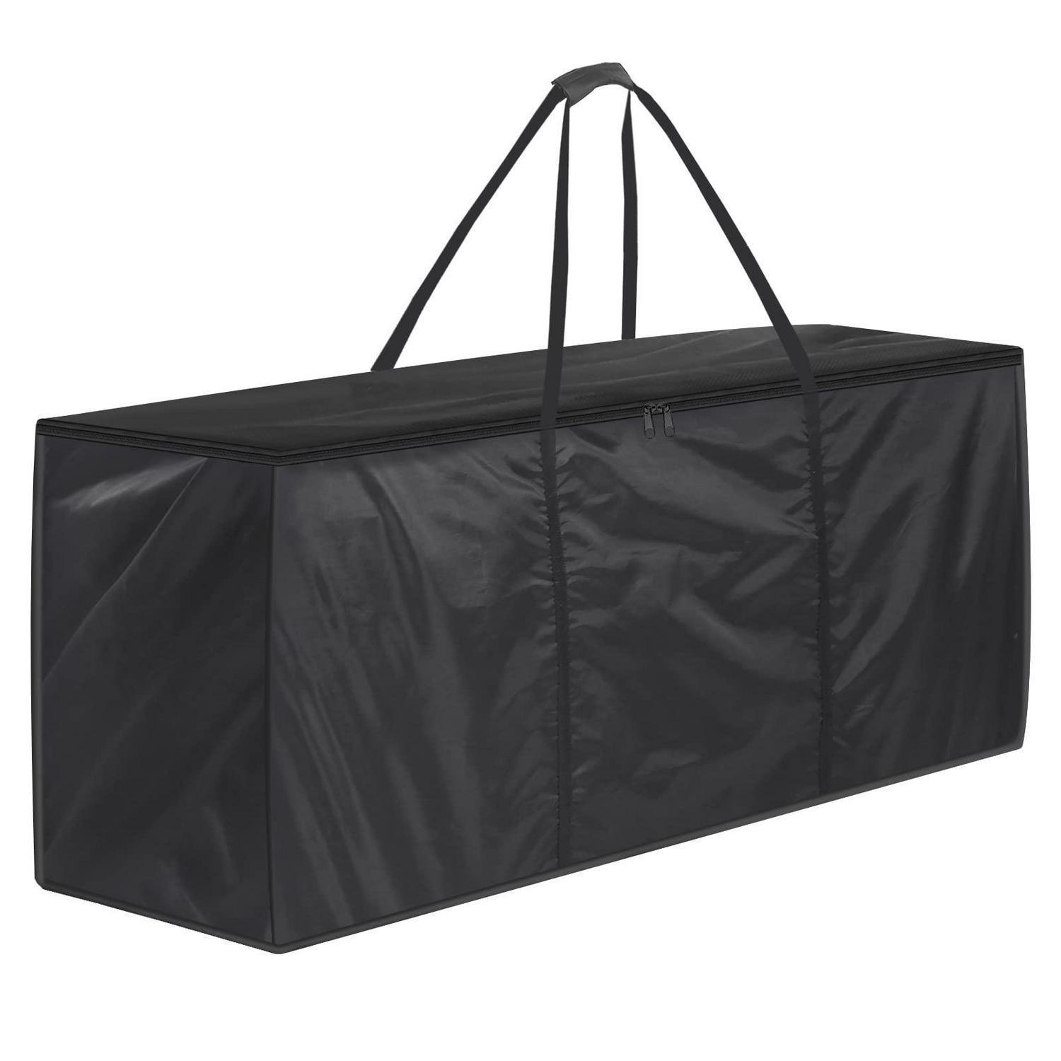 Xxl Aufbewahrungstasche 670l Für Gartenauflagen, Wasserabweisend, 173x51x76cm, Schwarz