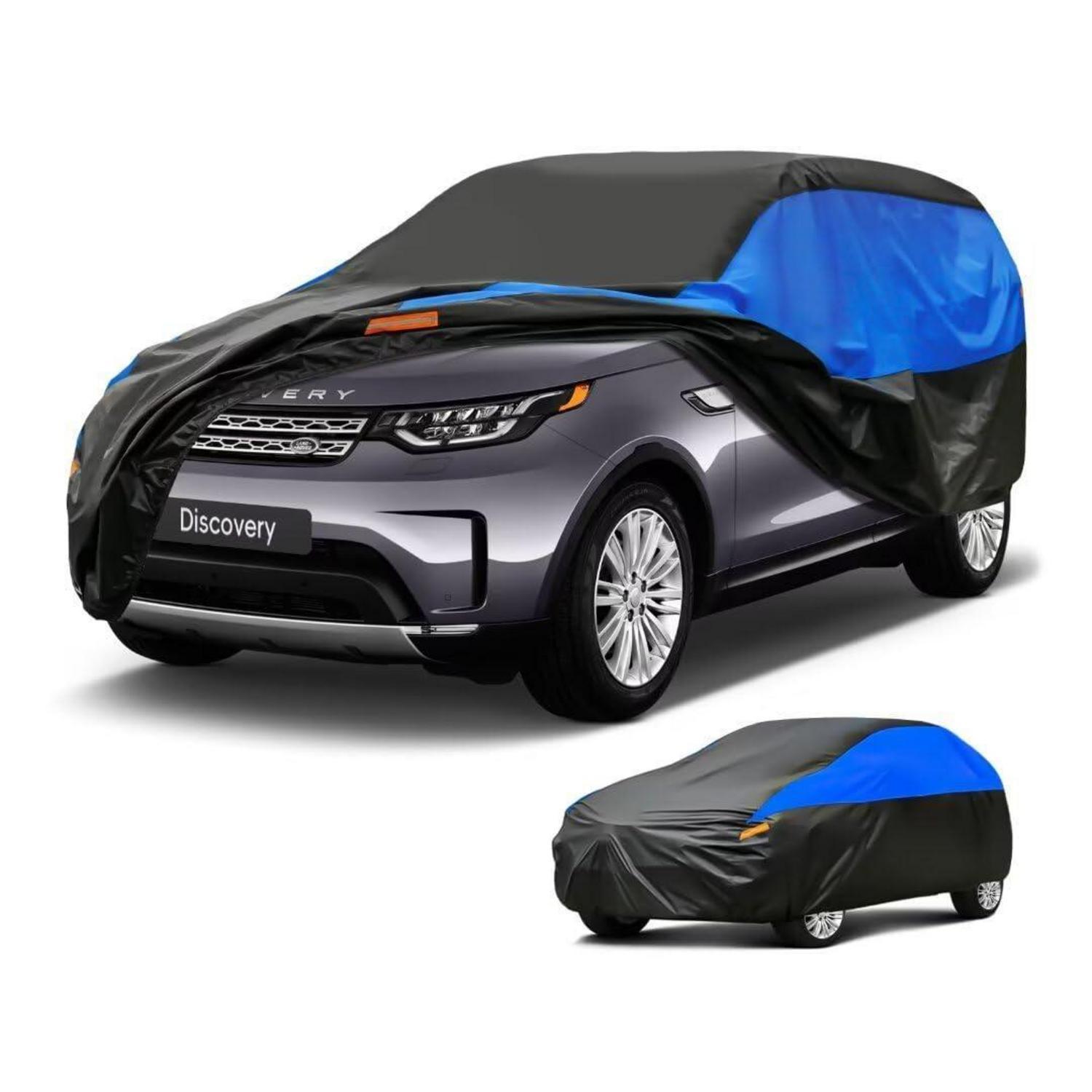 Autoabdeckung Wasserdicht Atmungsaktiv Für Lr34 Schwarz Blau Mit Baumwollfutter