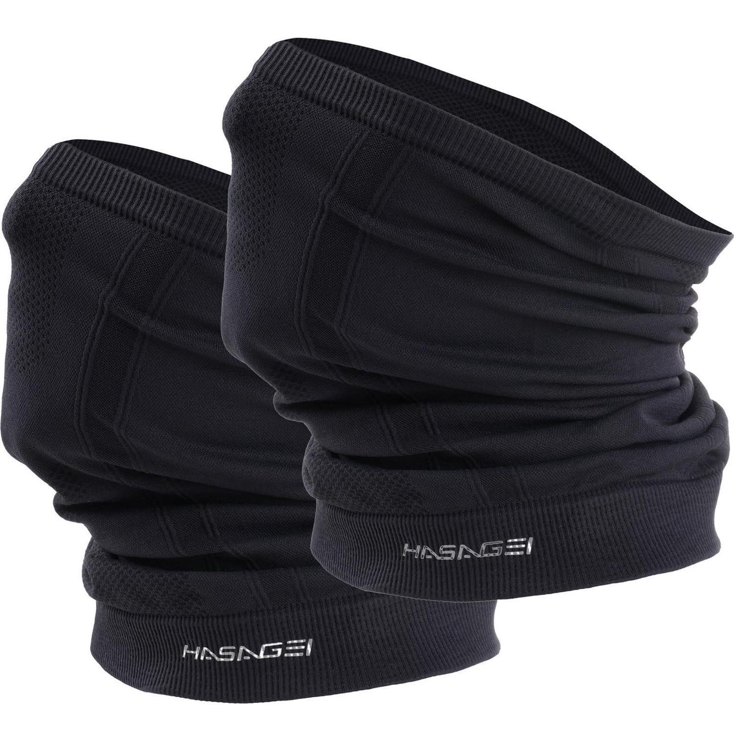 Halbe Sturmhaube Atmungsaktiv Für Sport & Outdoor, Herren & Damen, Schwarz (2er-pack)