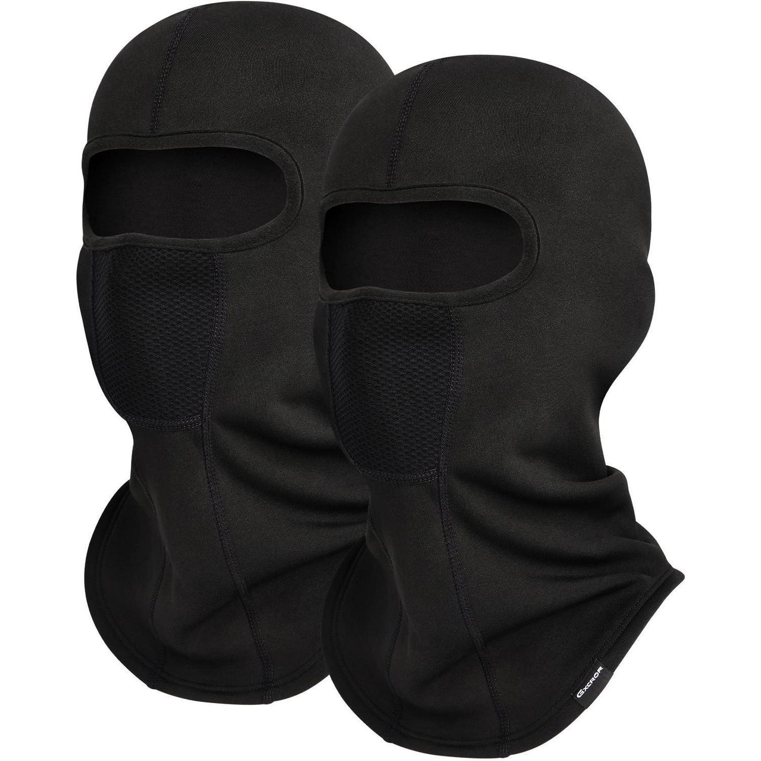 Sturmhaube Atmungsaktiv Mit Mesh-belüftung Für Damen Und Herren, Schwarz