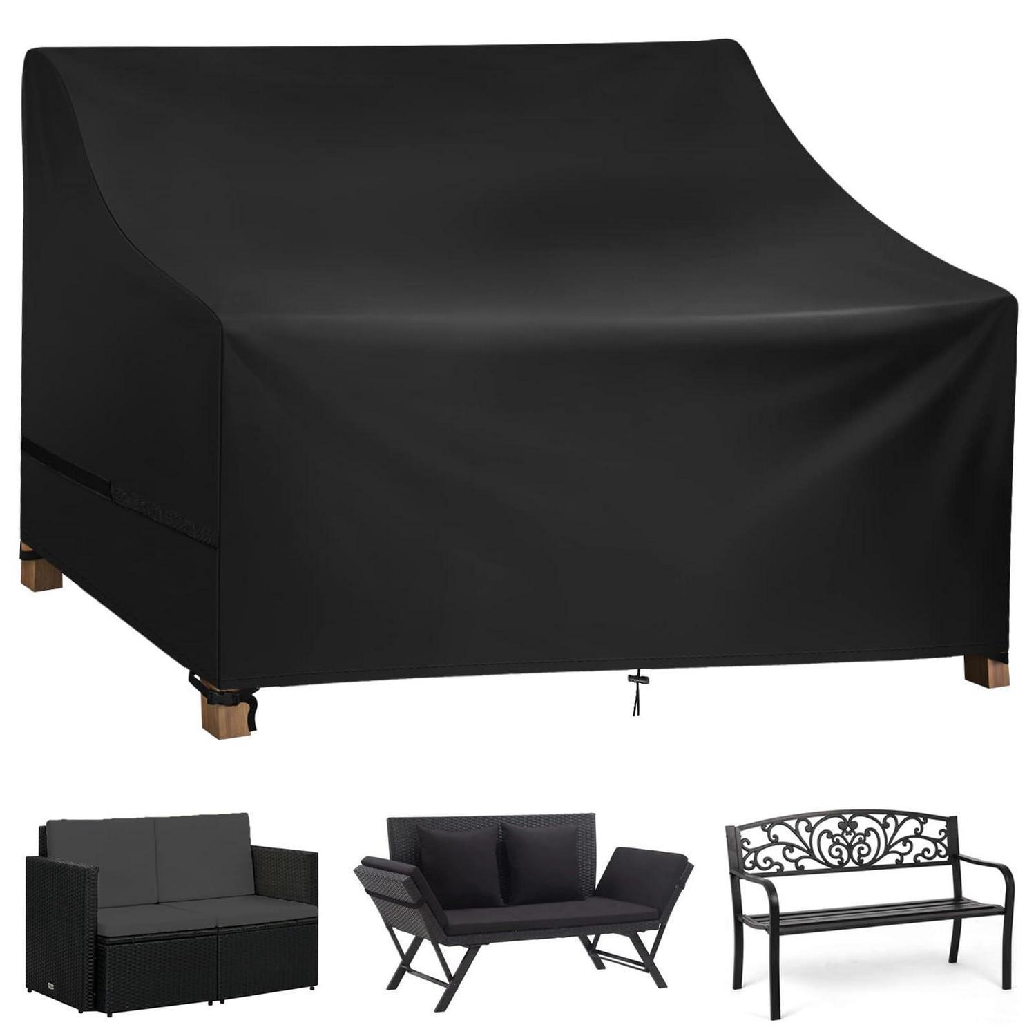Gartenbank Abdeckung 3 Sitzer 190cm, 600d Oxford Wasserdicht Uv-beständig