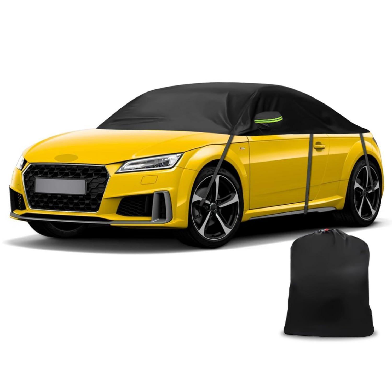 Halbe Autoabdeckung Für Audi Tt 1998-2024, Wasserdicht, Uv-beständig, Schwarz