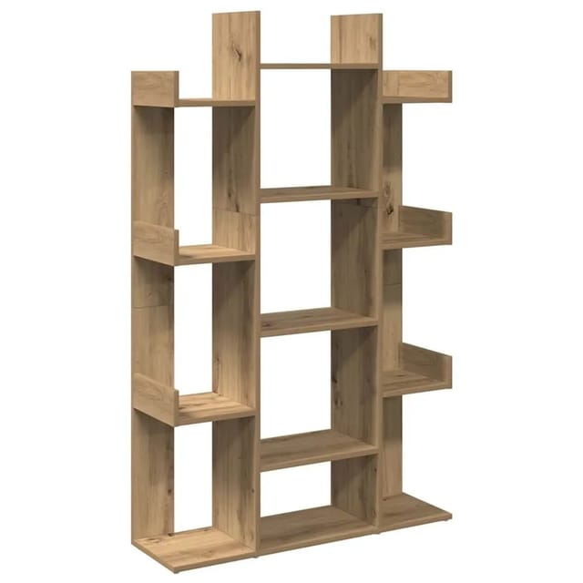 vidaXL Bücherregal Artisan-Eiche 86x25,5x140 cm Holzwerkstoff 856693
