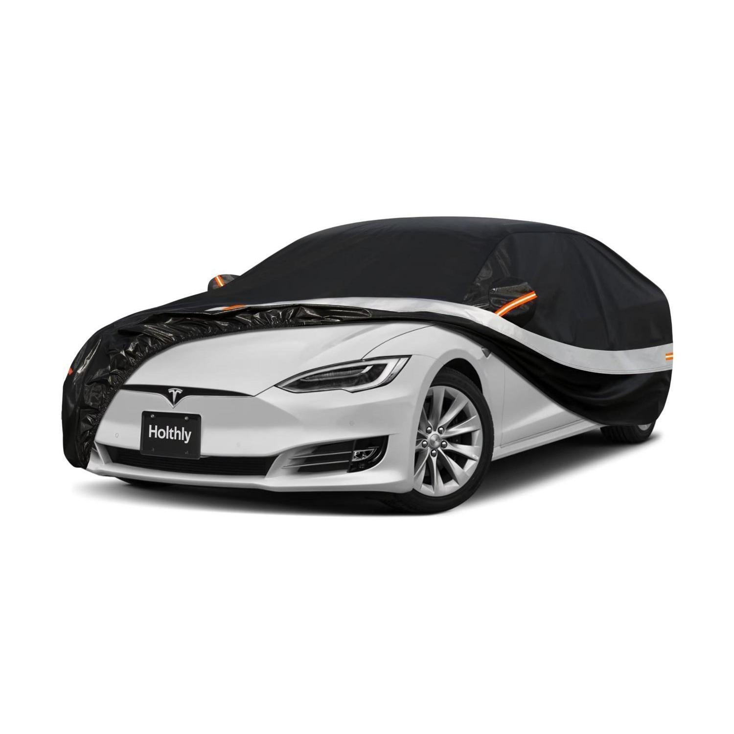 Autoplane Wasserdicht Für Tesla Model S (2012-2024) 10 Lagen Vollgarage Mit Wetterschutz