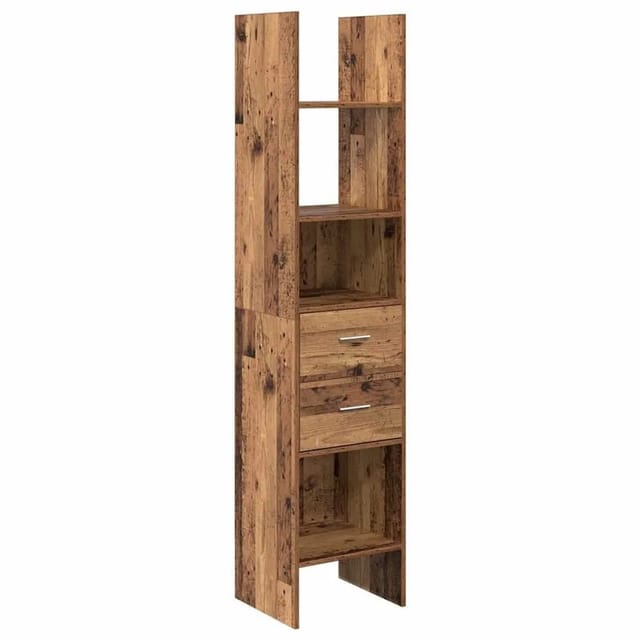 vidaXL Bücherregal Altholz 40 x 35 x 180 cm Holzwerkstoff 875439