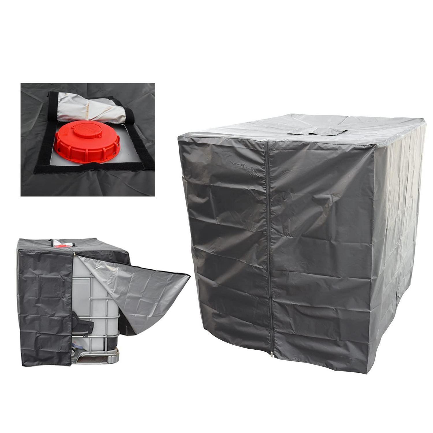Ibc Tank Abdeckung 1000l 420d Oxford, Uv-schutz, Reißverschluss, Regendicht