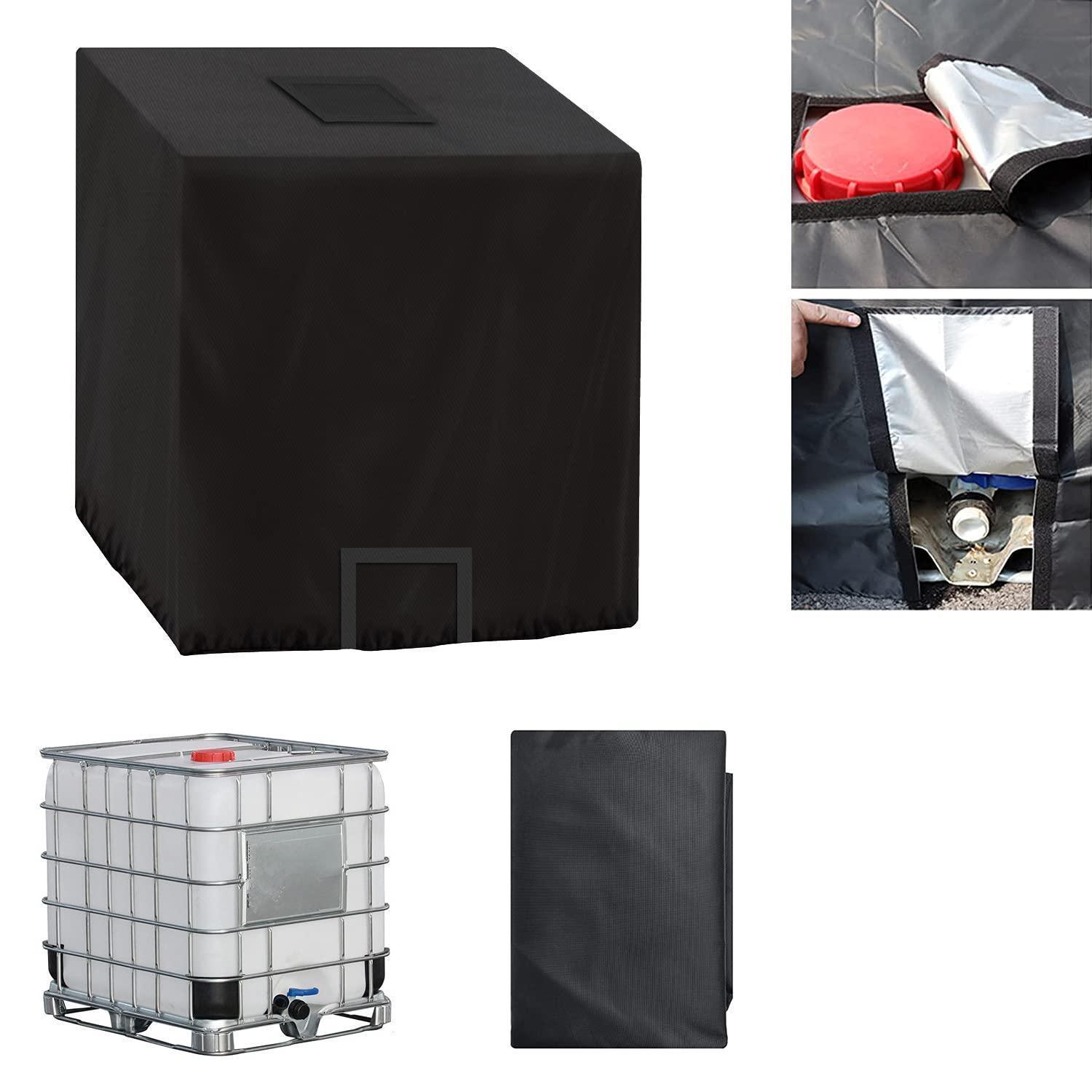 Ibc Tank Abdeckung 1000l Wasserdicht Anti-uv Schutzhülle 420d Für Regenwasserbehälter