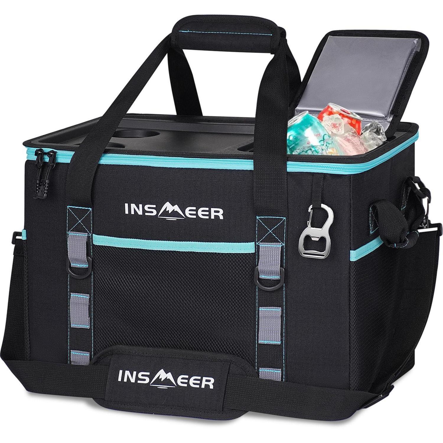 Kühltasche 40l Faltbar Mit Tischfunktion Und Flaschenöffner