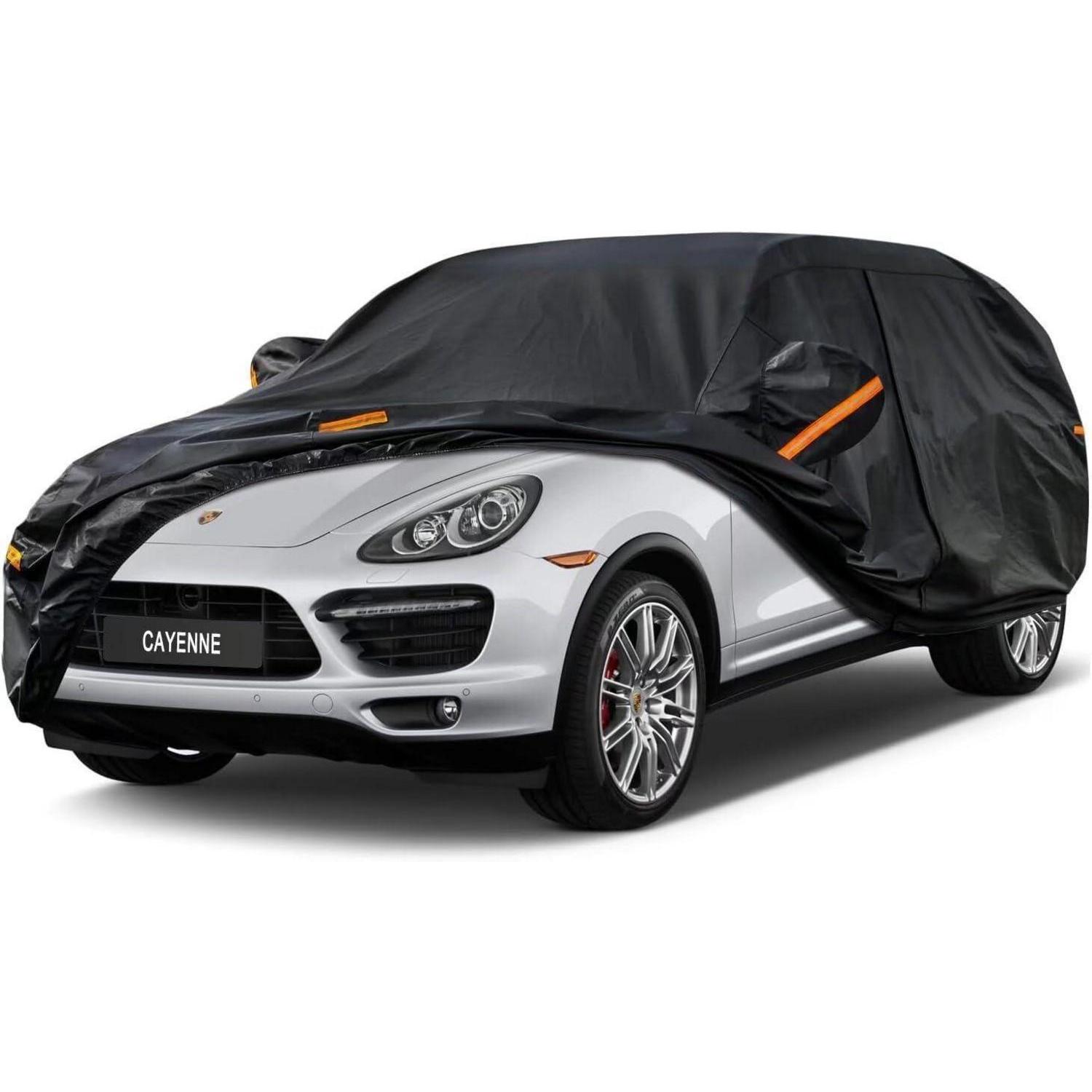 Vollgarage Autoplane Wasserdicht Atmungsaktiv Für Porsche Cayenne (2010-2025) Schwarz