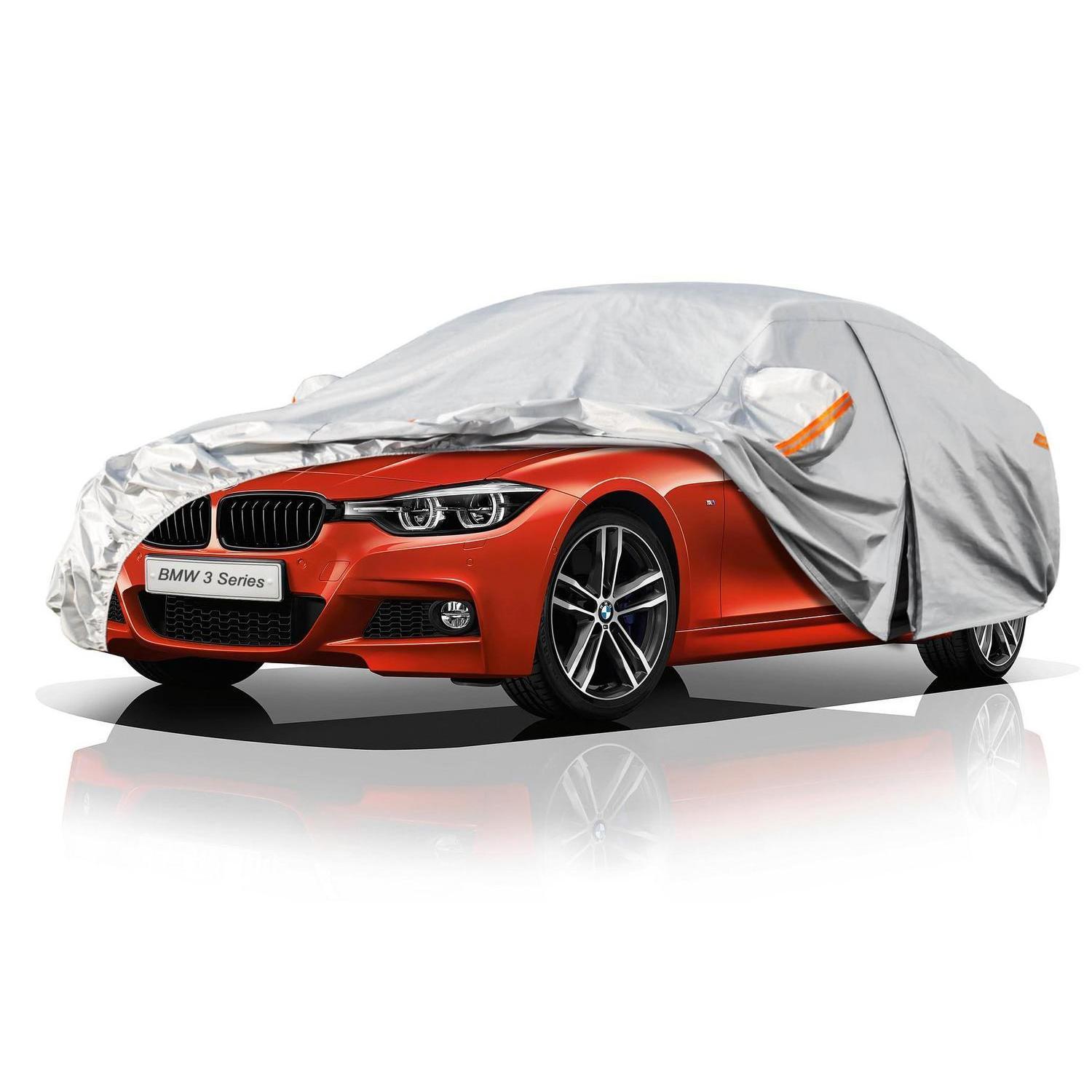 Autoplane Wasserdicht Atmungsaktiv Für Bmw 3er (2011-2025) 6-lagig Silber