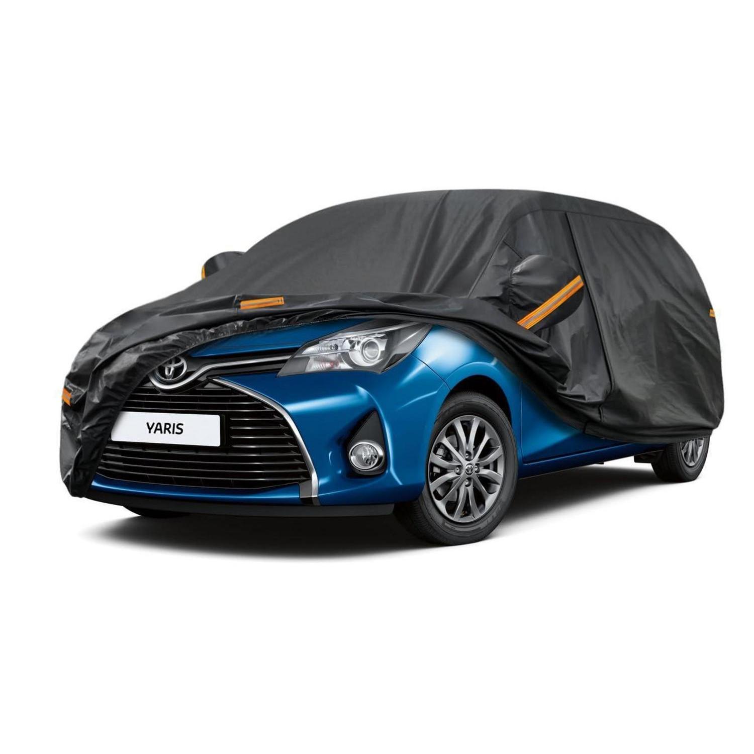 Vollgarage Autoplane Wasserdicht Für Toyota Yaris (1999-2025) Mit Reflektoren