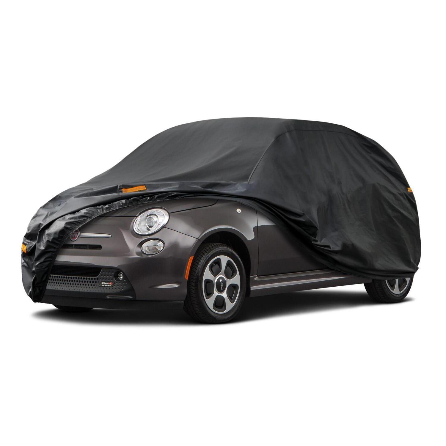 Autoplane Wasserdicht Atmungsaktiv Für Fiat 500 (2010-2025) Schwarz