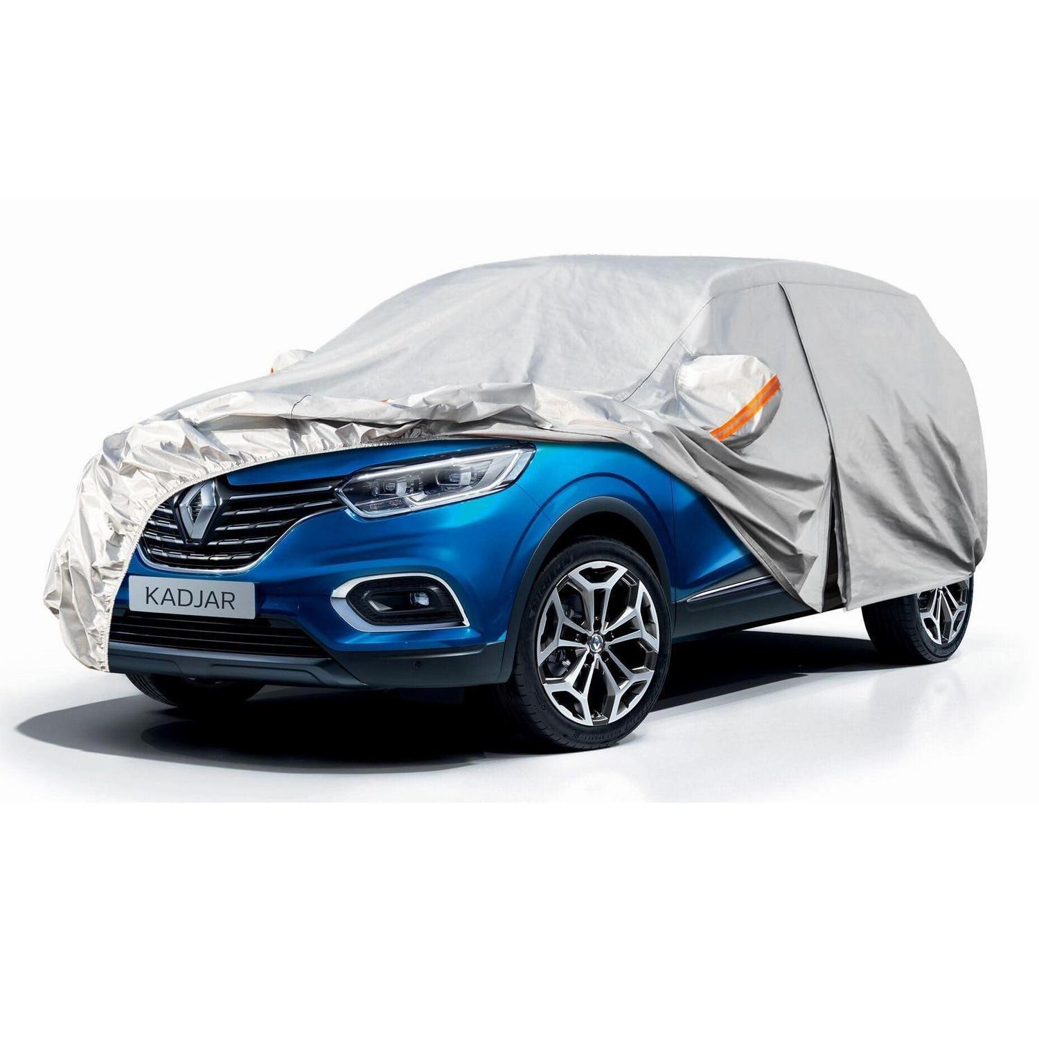 Vollgarage Autoabdeckung Für Renault Kadjar (2015-2025) Wasserdicht Staubschutz Silber