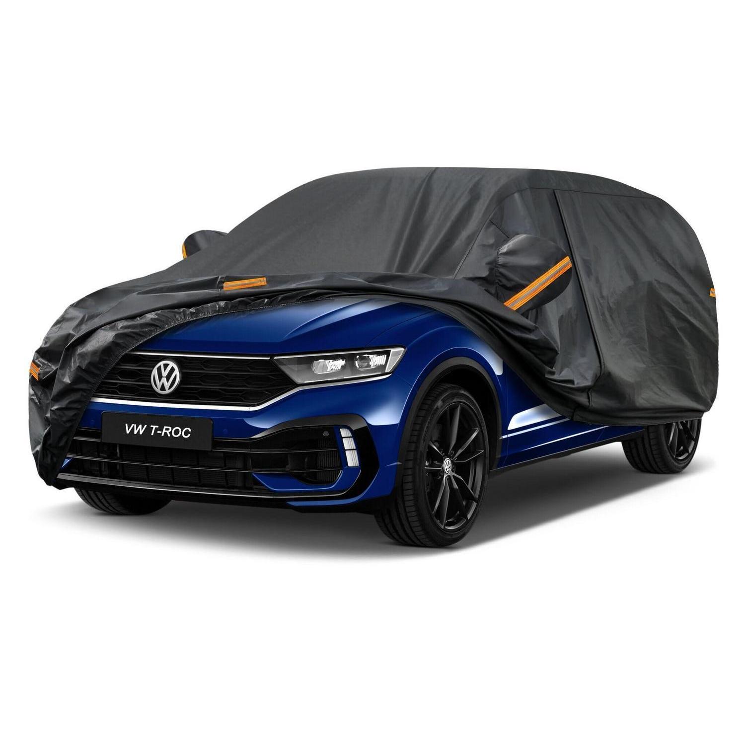 Vollgarage Autoplane Wasserdicht Für Vw T-roc (2017-2025) Mit Reflektoren