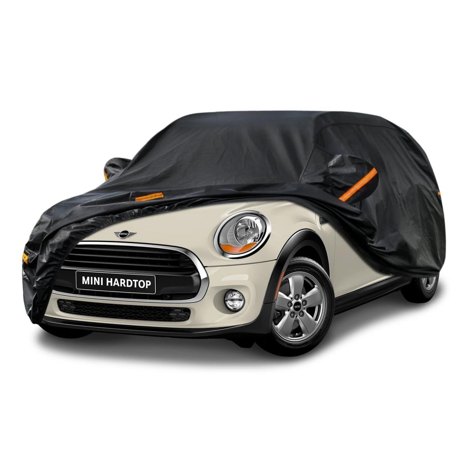 Autoplane Wasserdicht Für Mini Cooper 3-türer (2014-2025) 7-schichten Vollgarage Staubschutz Schwarz