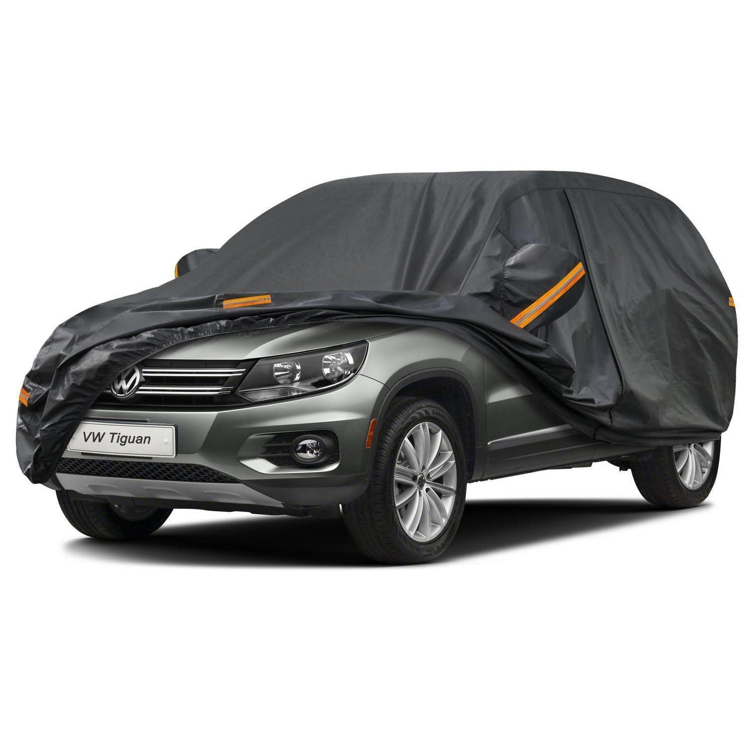 Autoplane Wasserdicht Atmungsaktiv Für Vw Tiguan (2007-2025) 7-schicht Vollgarage Mit Reflektoren