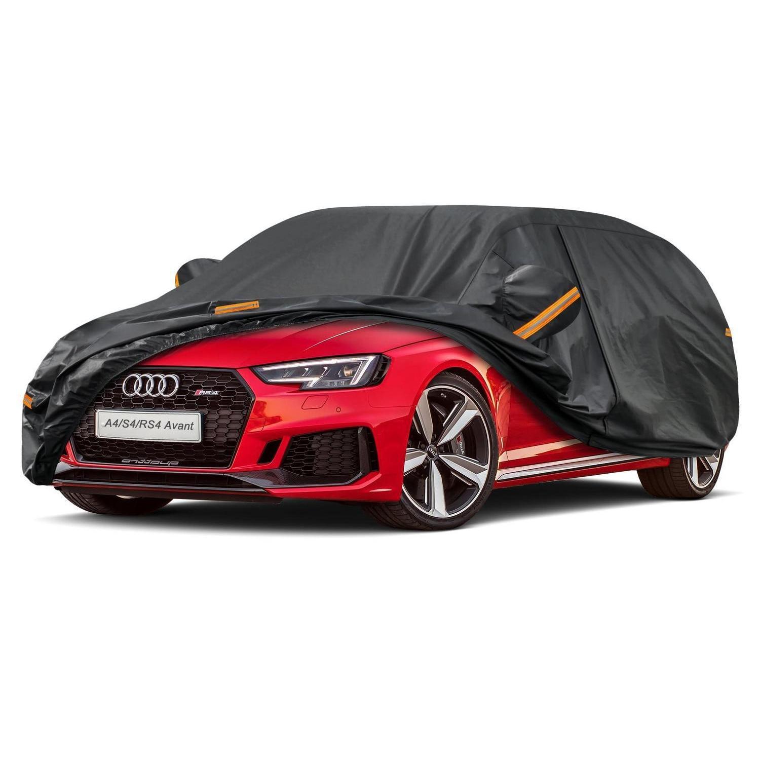 Autoplane Wasserdicht Atmungsaktiv Für Audi A4 Avant (2004-2025) 7-lagig Schwarz