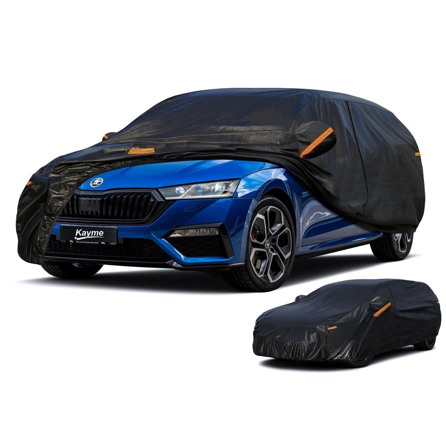 Autoplane Wasserdicht Für Skoda Octavia Combi/scout (1996-2025) 7-schicht Vollgarage Mit Reflektoren