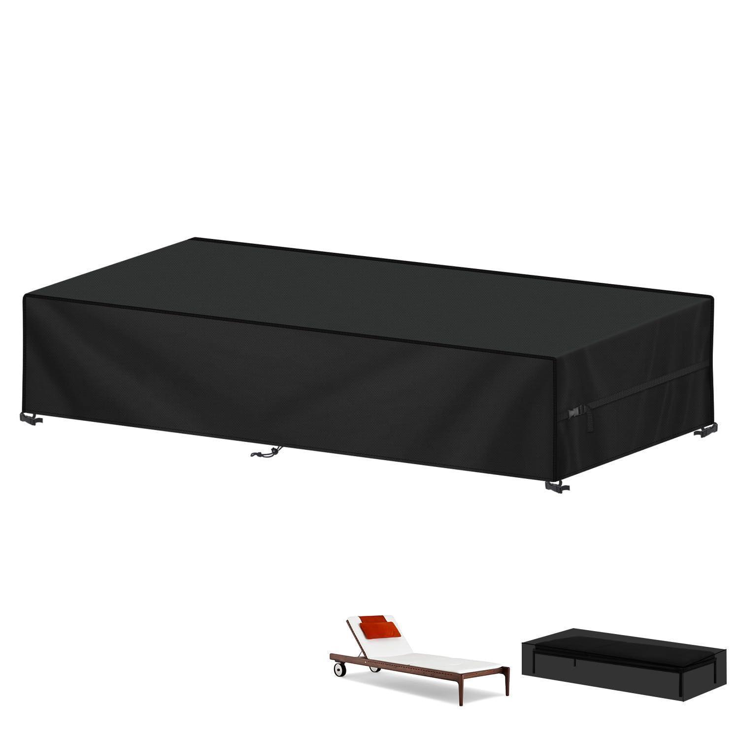 Gartenliege Abdeckung Wasserdicht 420d Oxford Sonnenschutz Für Liegen 200x68x30cm