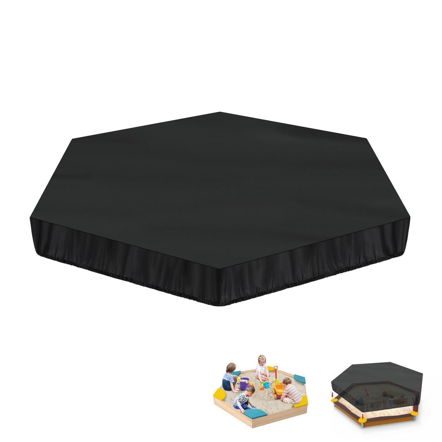 Sandkastenabdeckung 180x150x20cm Wasserdicht & Winddicht 420d Oxford