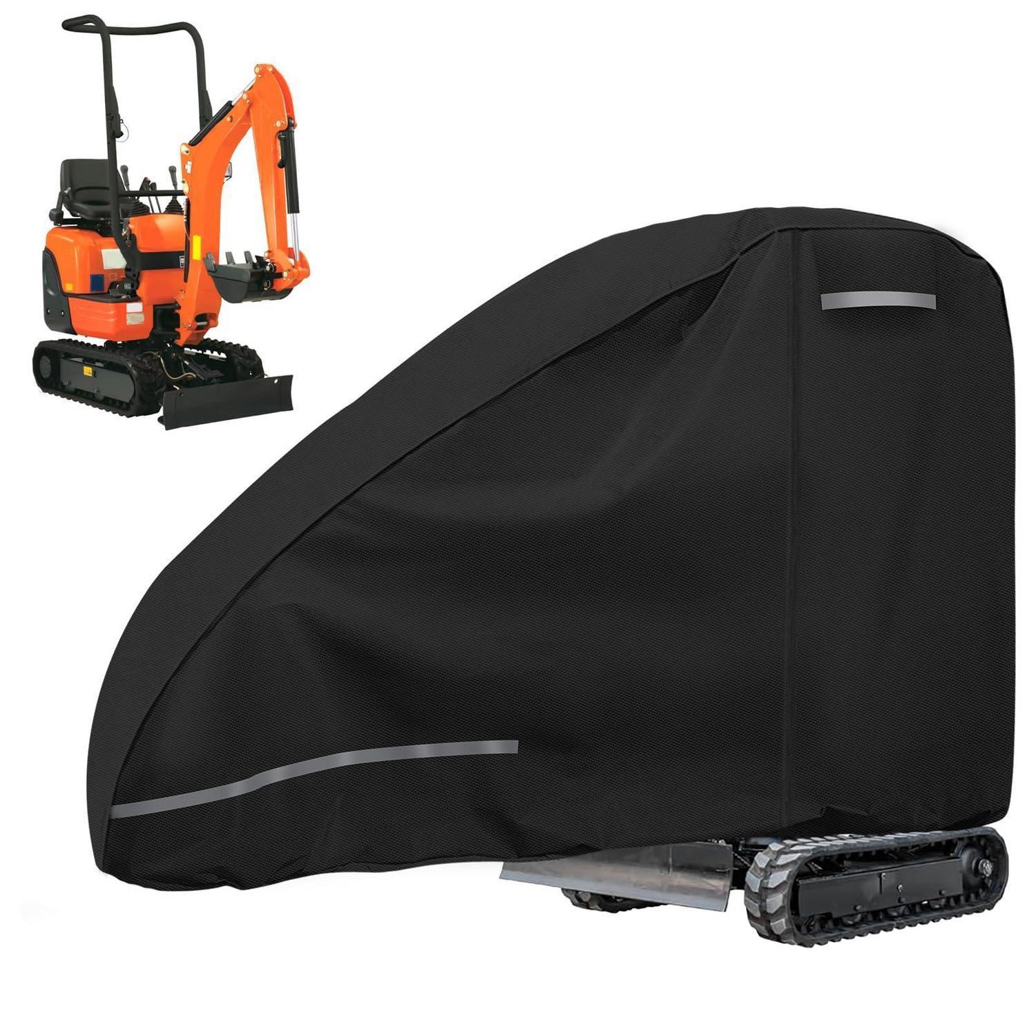 Minibagger Abdeckplane 420d Wasserdicht Für 10-15hp Bagger Mit Reißverschluss