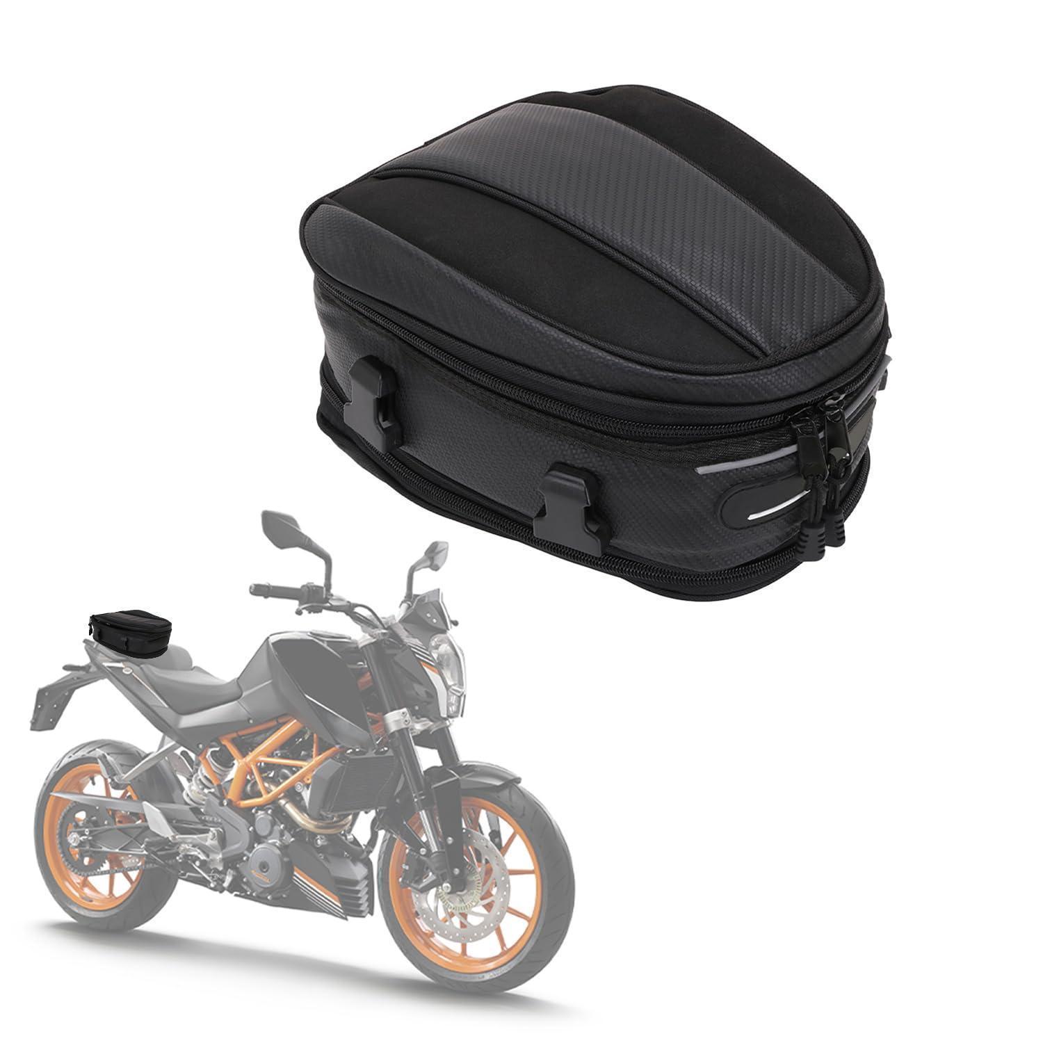 Motorrad Hecktasche Wasserdicht, Abnehmbar, Pu-leder, Multifunktional