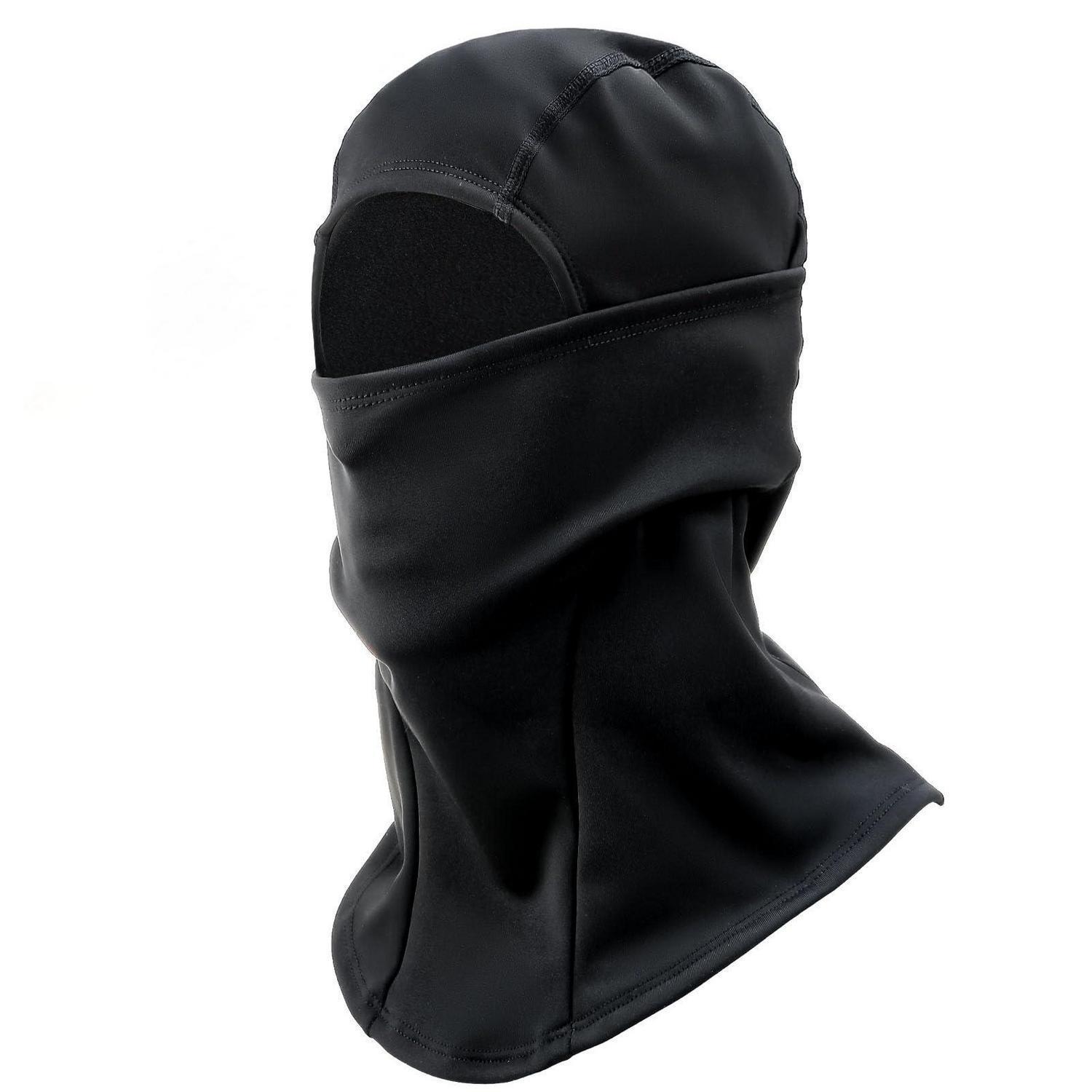 Sturmhaube Unisex Warm Winddicht Fleece Für Motorrad Fahrrad Skifahren Schwarz