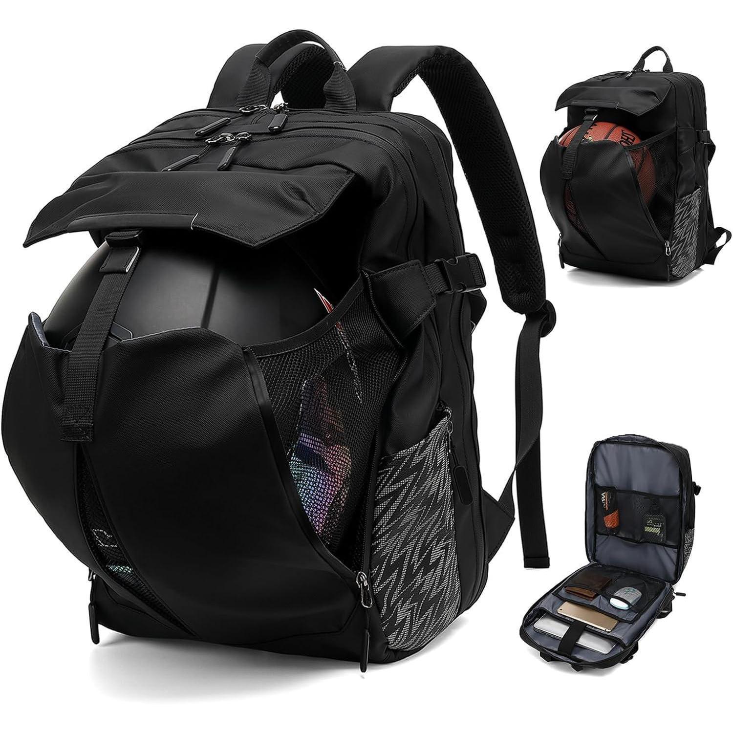 Motorradrucksack Wasserdicht Mit Helmhalterung Und Laptopfach