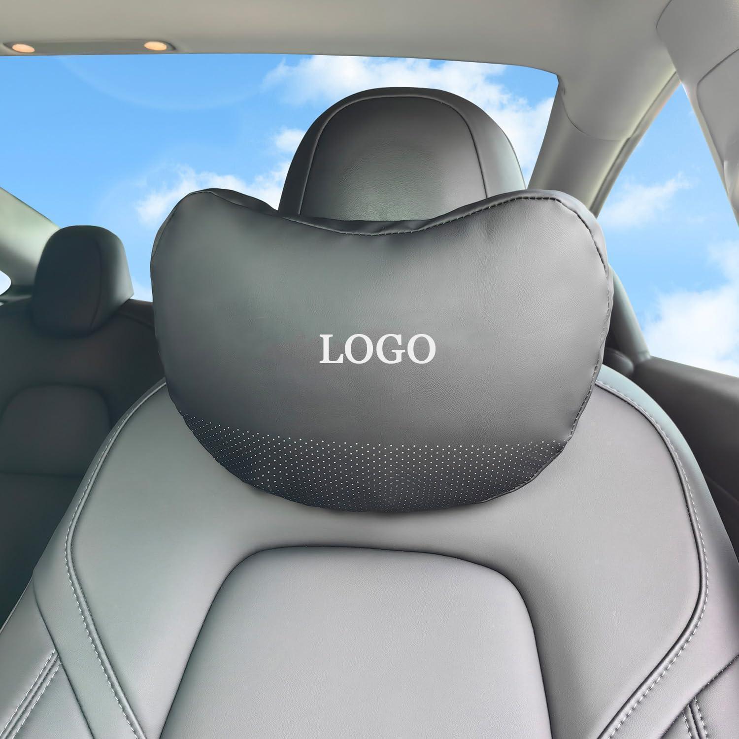 Nackenkissen Für Tesla Model 3/y/s/x Aus Echtem Nappaleder, Verstellbar