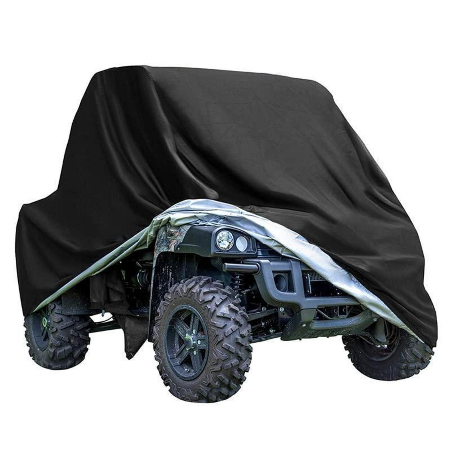 Atv Quad Abdeckplane Xxxl 256x110x120cm Wasserdicht Uv-schutz Schwarz