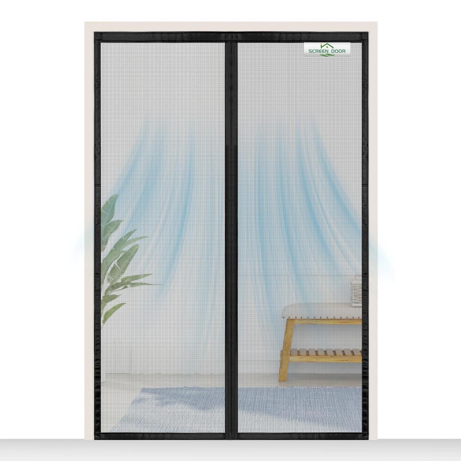Magnetisches Fliegengitter Für Balkontür 200x210cm, Insektenschutz Mit Einfacher Montage