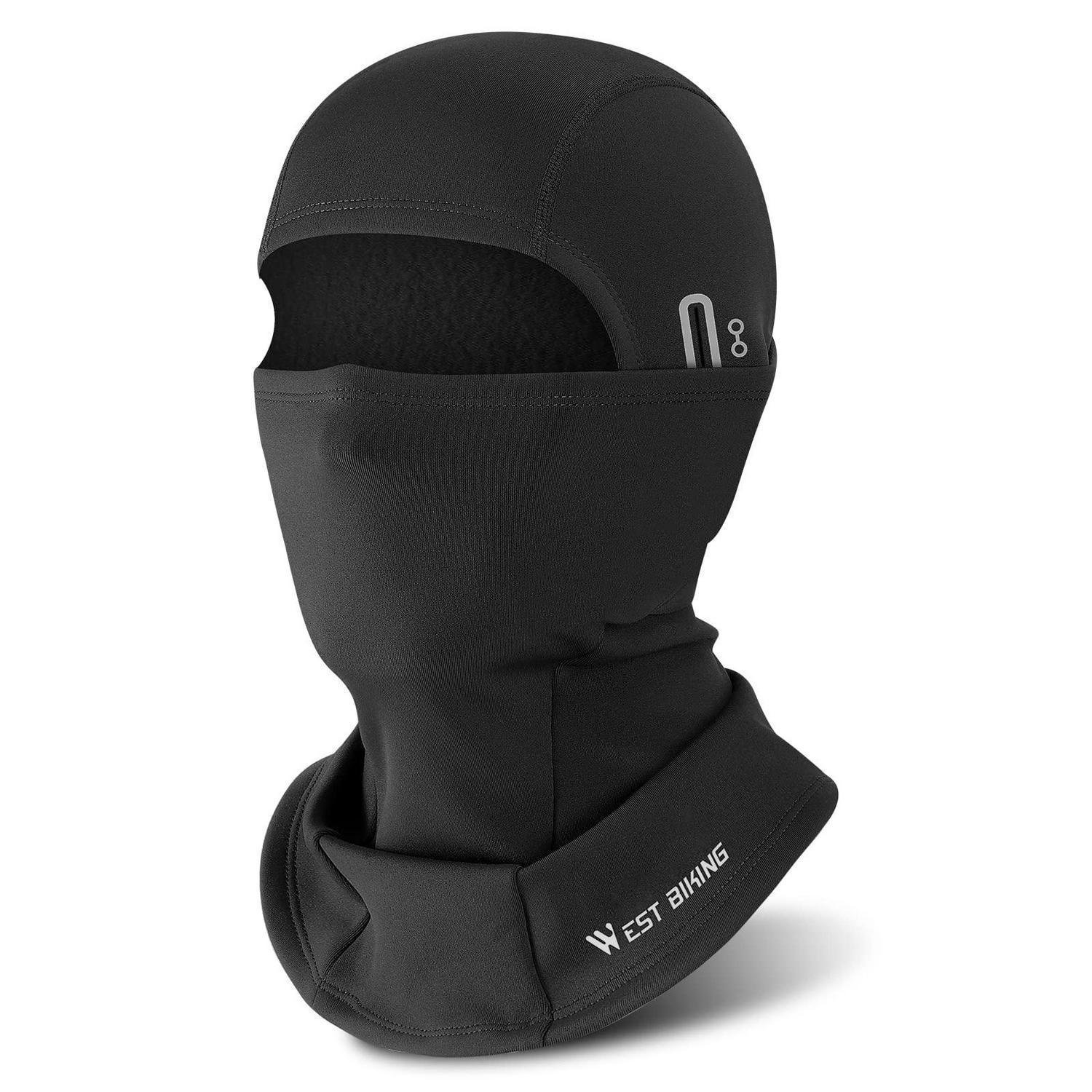 Sturmhaube Motorrad Fahrrad Balaclava Warm Winddicht Atmungsaktiv Für Herren Damen Schwarz