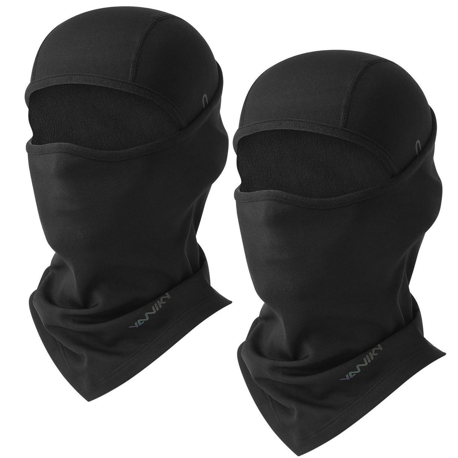 Sturmhaube Balaclava Für Damen Und Herren, Winddicht, Warm, Atmungsaktiv, 2 Stück